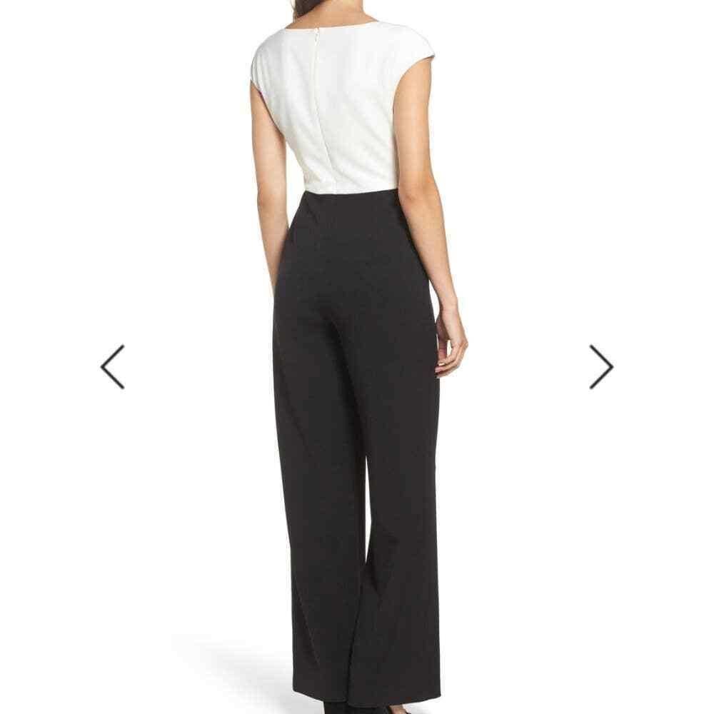 Eliza J Elegant wide leg jumpsuit, size 10 - Picture 4 of 10